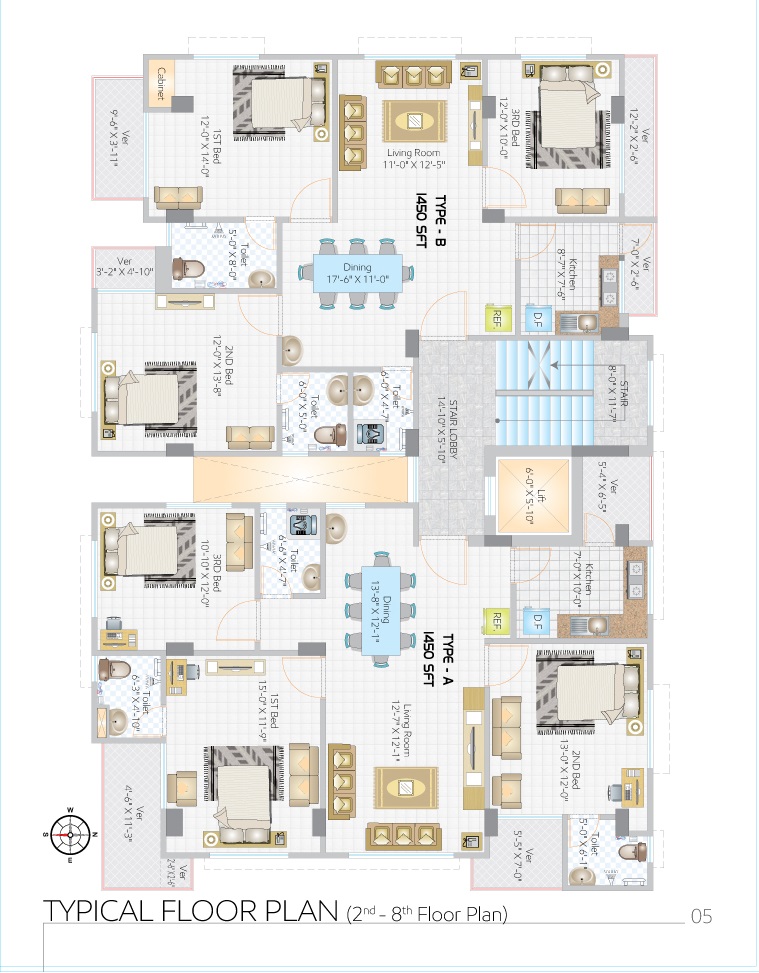 Floor Plan South View